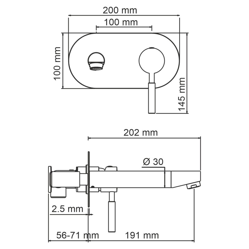 Смеситель для раковины Wasserkraft Main 4130 хром