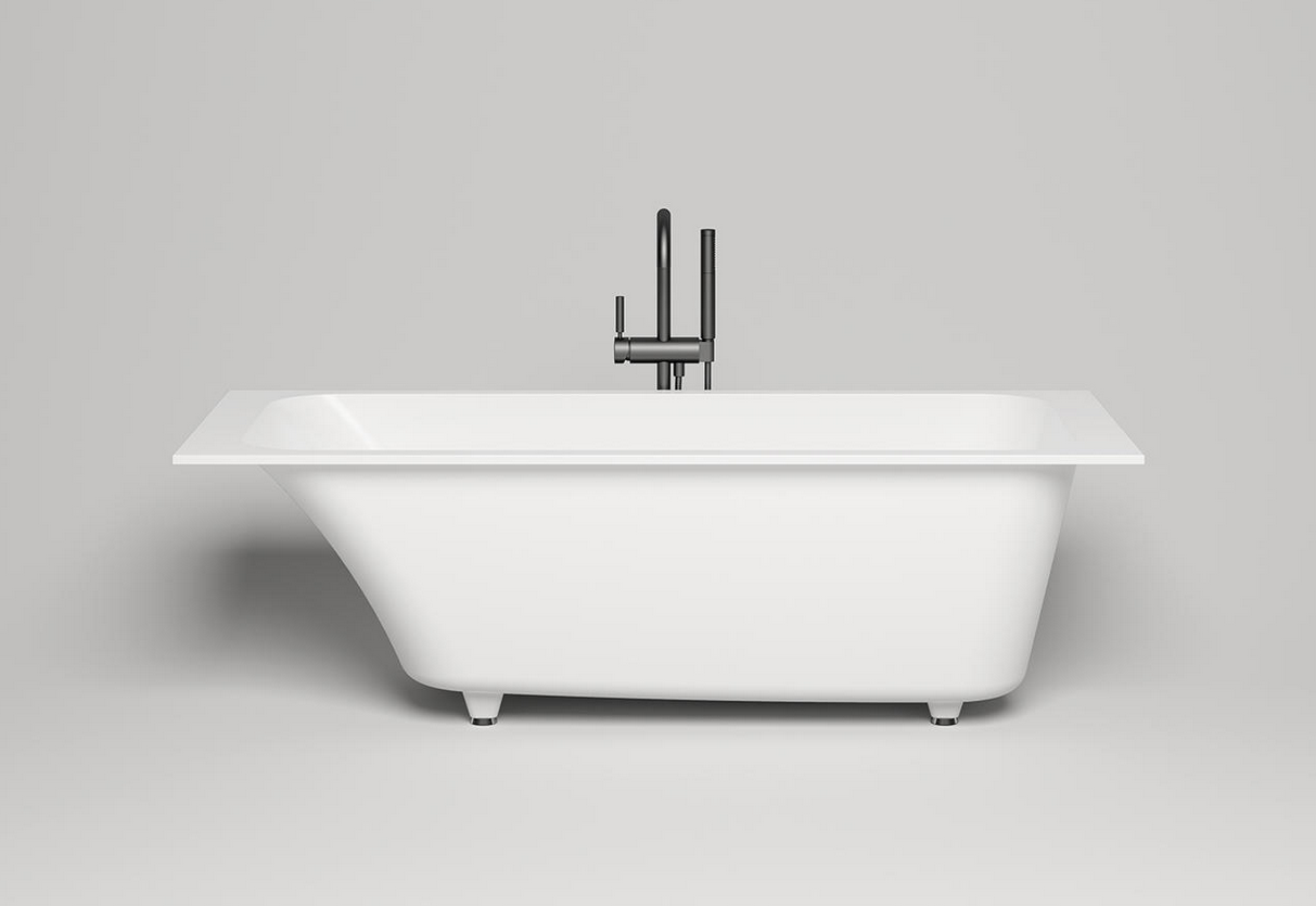 Ванна из искусственного камня Salini ORLANDA 170x80 встраиваемая 102116MRH белая матовая