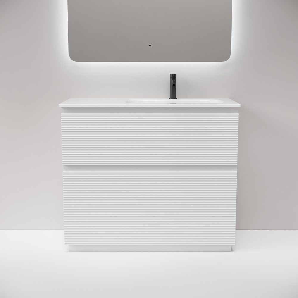 Тумба под раковину Sancos Folk Floor 100 FL100FRW правая, напольная, Bianco