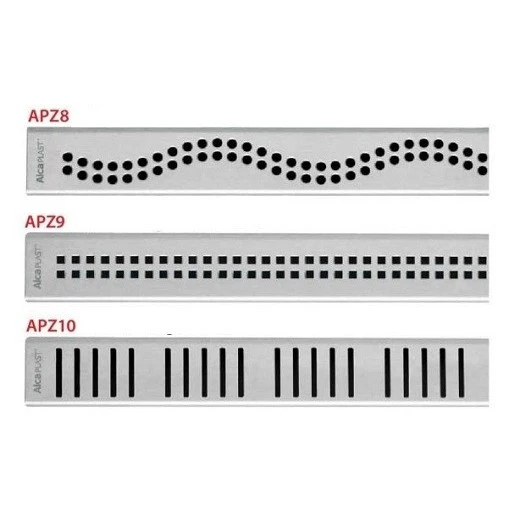 Душевой лоток AlcaPlast APZ10-Simple 550 с решеткой и опорами, хром