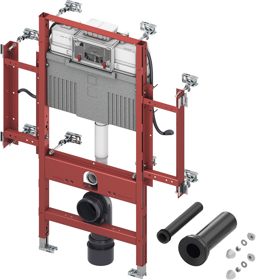 TECE TECEprofil Застенный модуль для установки подвесного унитаза