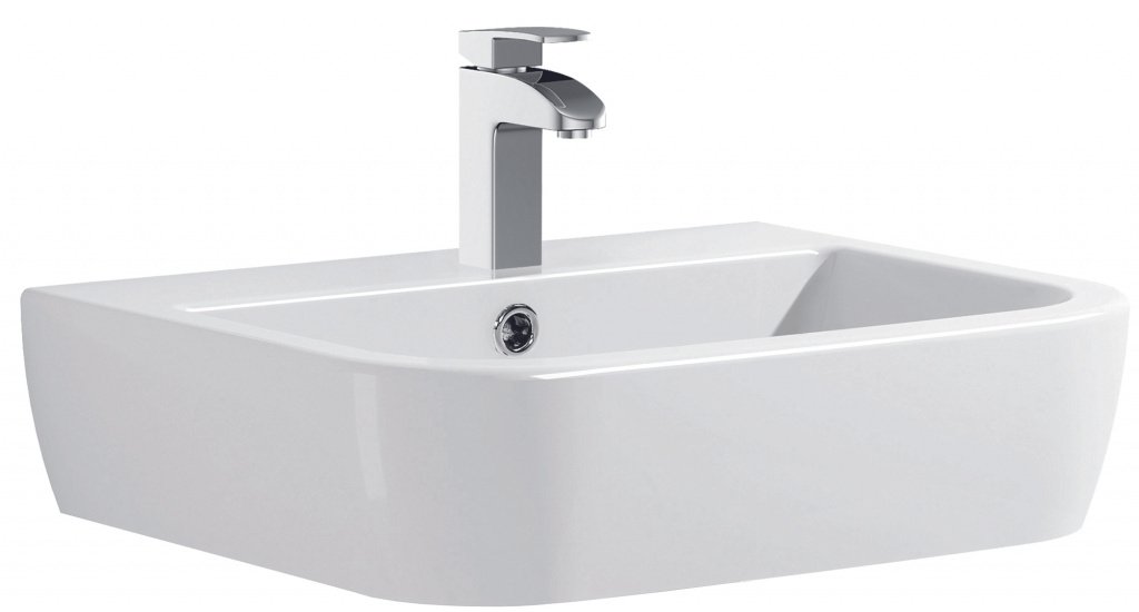 Раковина накладная Allen Brau Infinity 56 4.21007.20 белая глянцевая