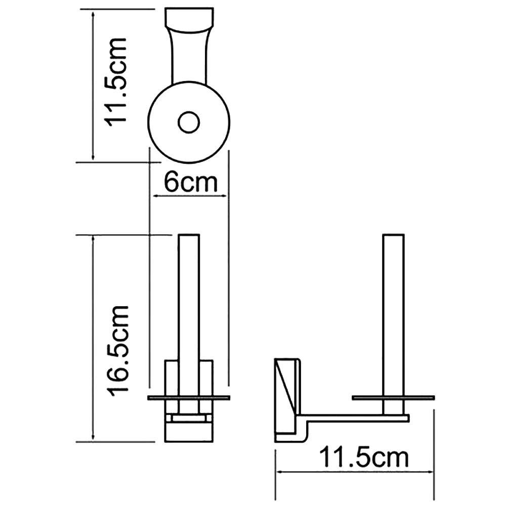 Держатель для запасных рулонов Wasserkraft Leine K-5097 хром