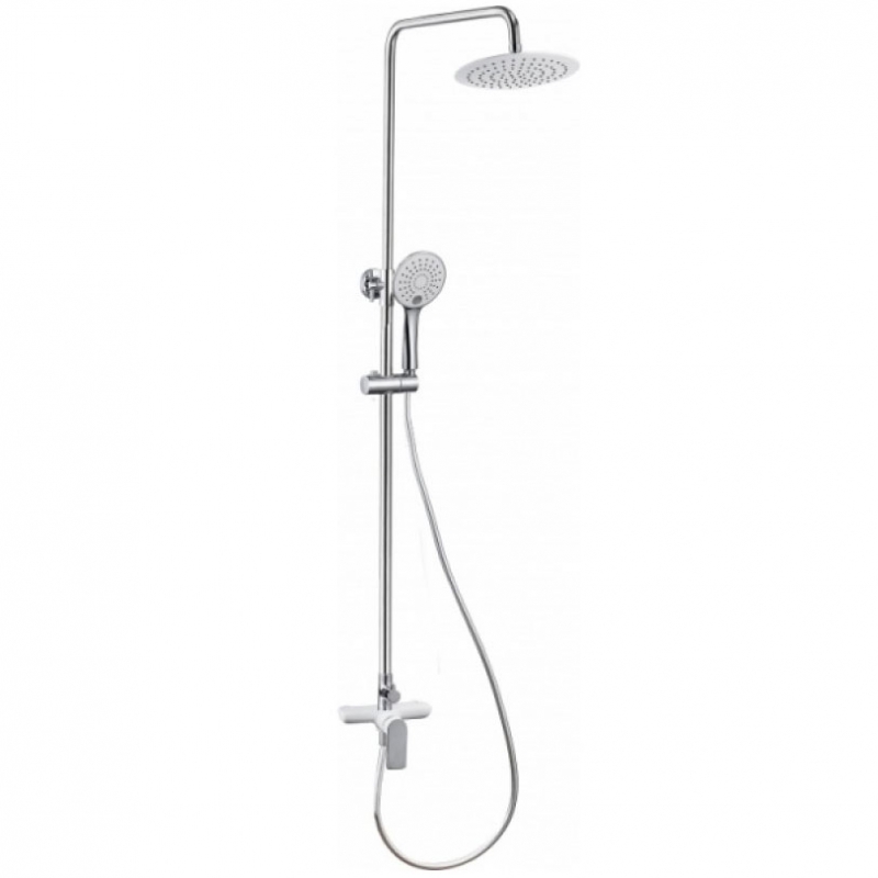 Душевая стойка Aquanet Arctic R AF520-71-R-CW белый / хром