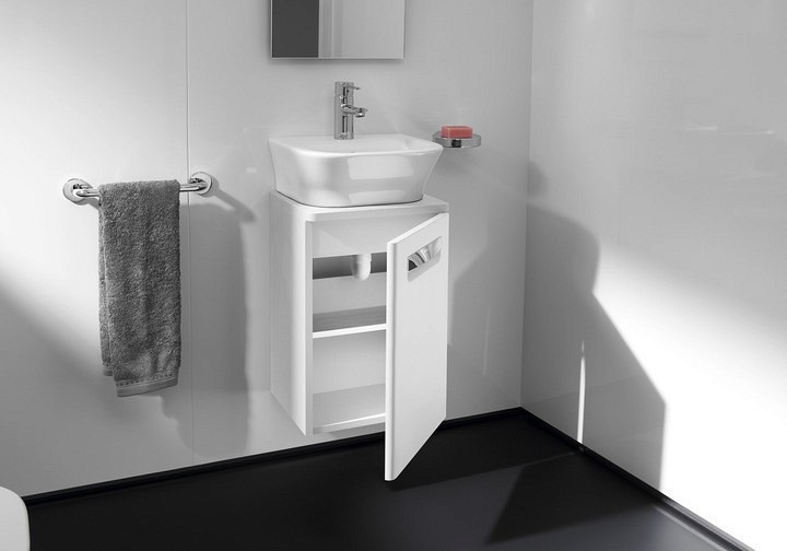 Тумба под раковину Roca Gap 45 ZRU9302735 белая матовая