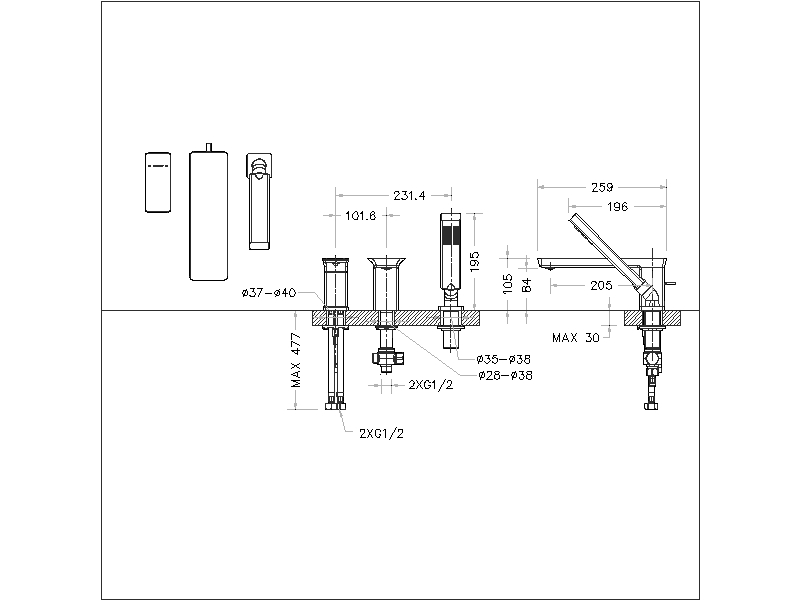 Душевая стойка Bravat Source F6173218CP-A-ENG хром