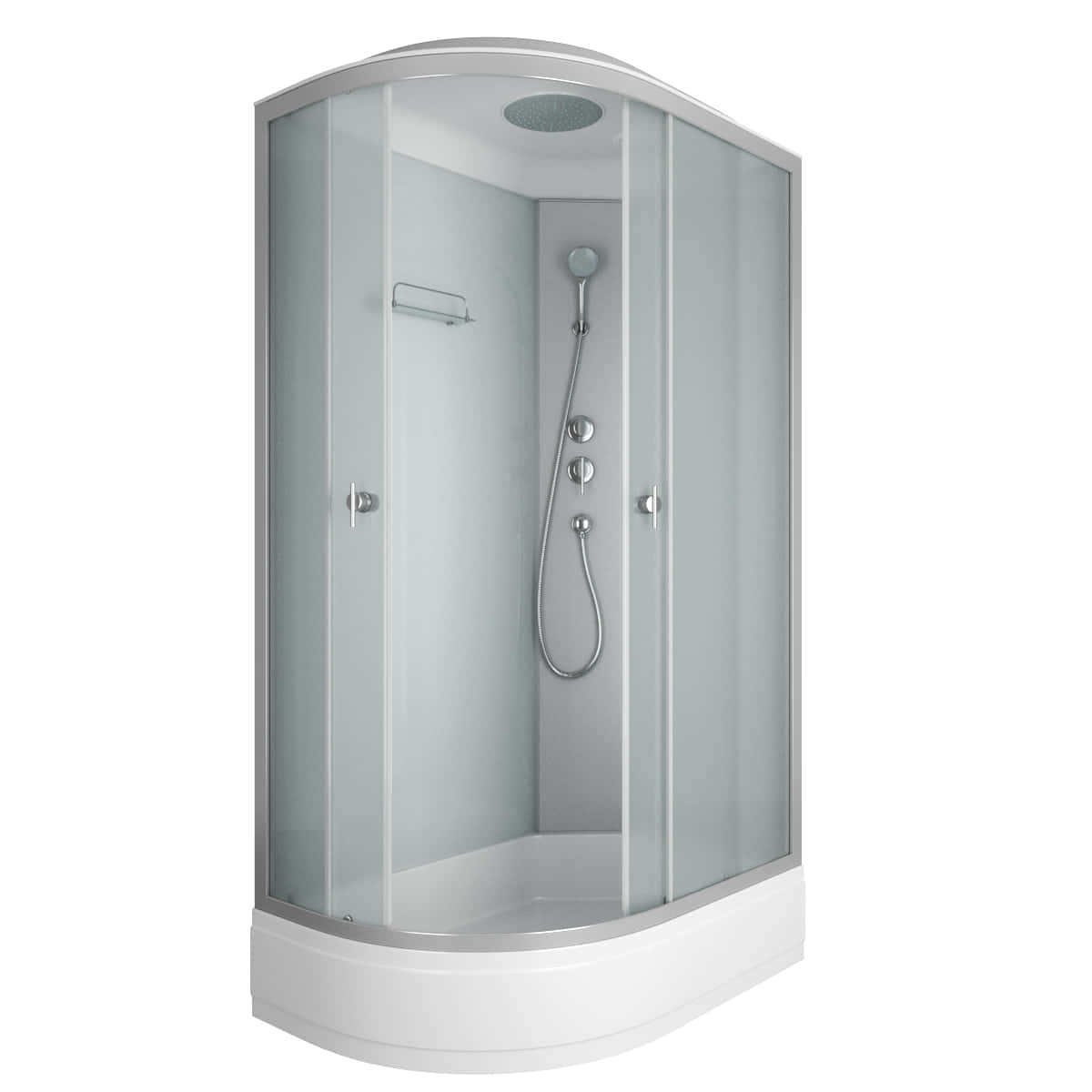 Душевая кабина Niagara Eco 120х80см NG-3324-14R профиль серебро