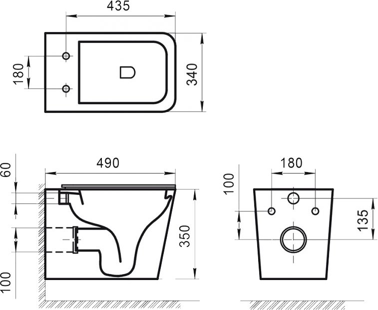 Унитаз подвесной BelBagno Ardente-R BB520CHR крышка-сиденье BB2322SC белый глянец