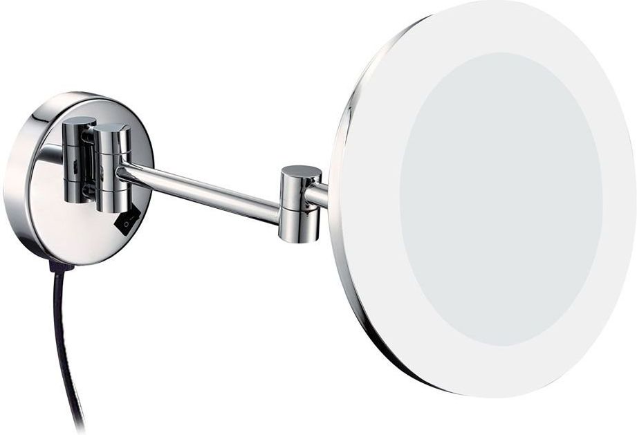 Косметическое зеркало Aquanet 1806D с подсветкой, хром