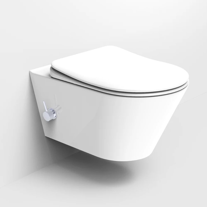 Унитаз подвесной Boheme Avva 972-2-W белый глянец