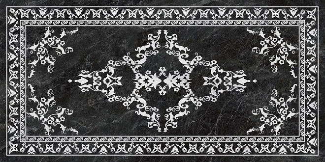 Керамогранит Kerama Marazzi Риальто 119,5x238,5 см серый тёмный декорированный лаппатированный Керамогранит Kerama Marazzi Риальто 119,5x238,5 см серый тёмный декорированный лаппатированный