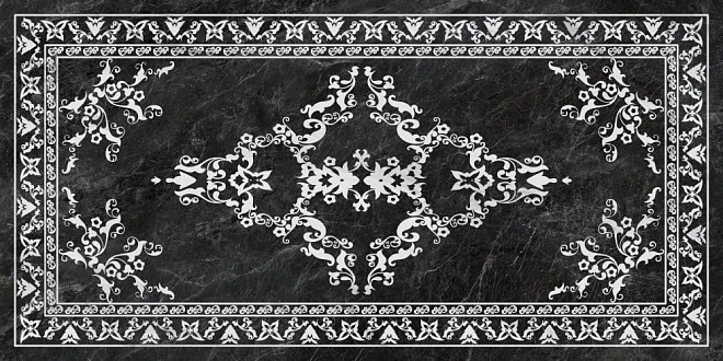 Керамогранит Kerama Marazzi Риальто 119,5x238,5 см серый тёмный декорированный лаппатированный Керамогранит Kerama Marazzi Риальто 119,5x238,5 см серый тёмный декорированный лаппатированный