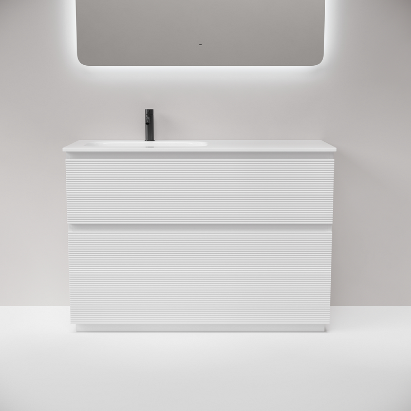 Тумба под раковину Sancos Folk Floor 120 FL120FLW левая, напольная Bianco