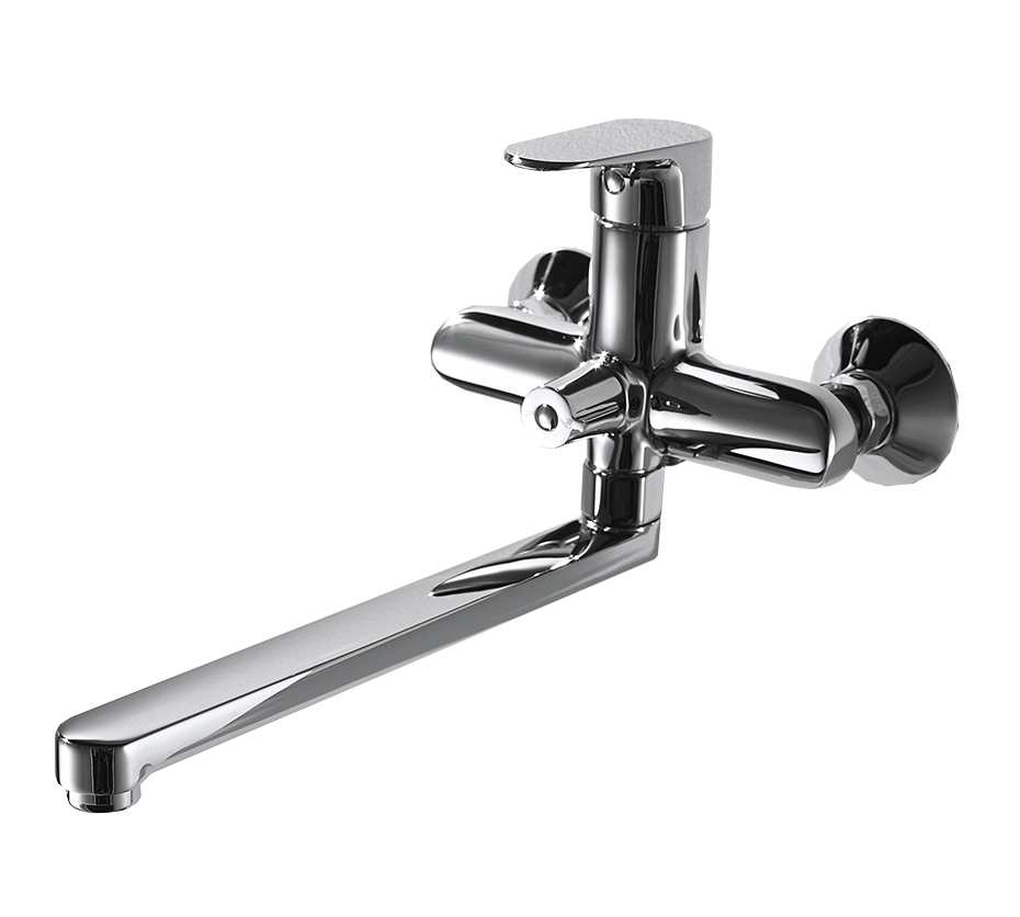 Смеситель для ванны с душем Bravat Alfa F6120178CP-01L хром