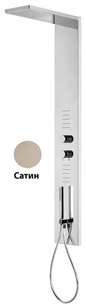 Душевая панель Cezares PREMIER-CD3-T-ST Сатин