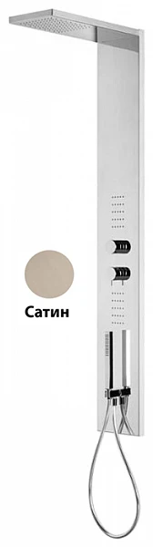Душевая панель Cezares PREMIER-CD3-T-ST Сатин