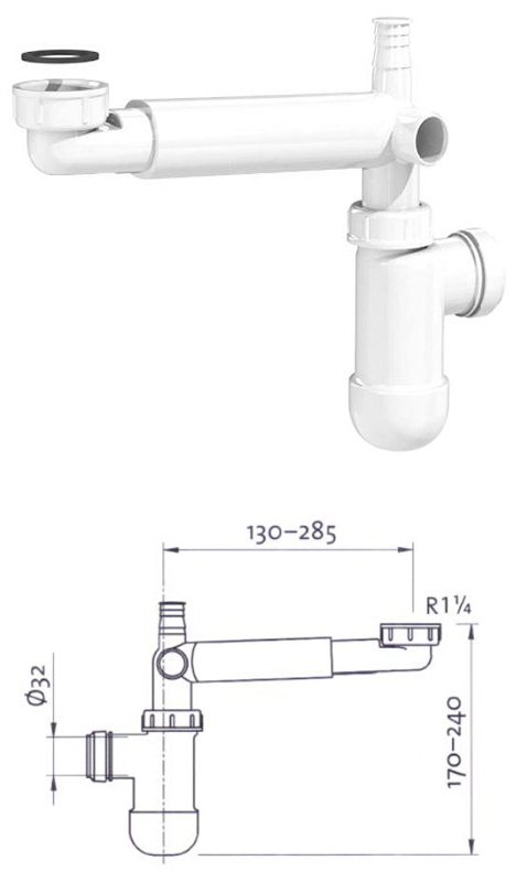 Тумба с раковиной Aquaton Мадрид 100 с ящиком, белая