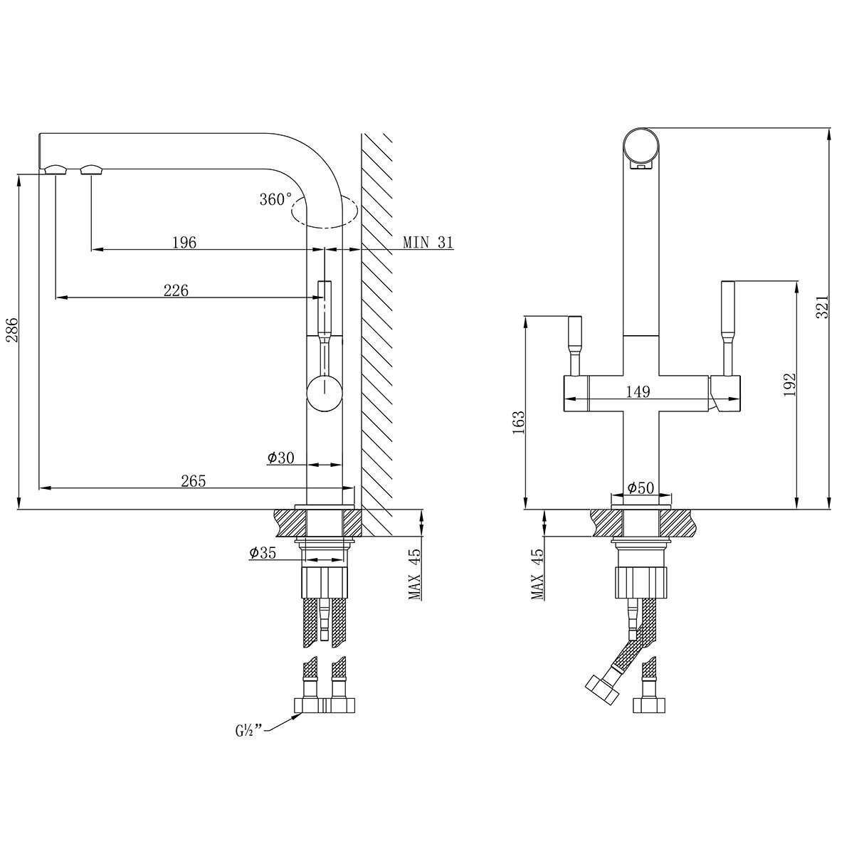 Смеситель для кухни Lemark Expert LM5063S сталь