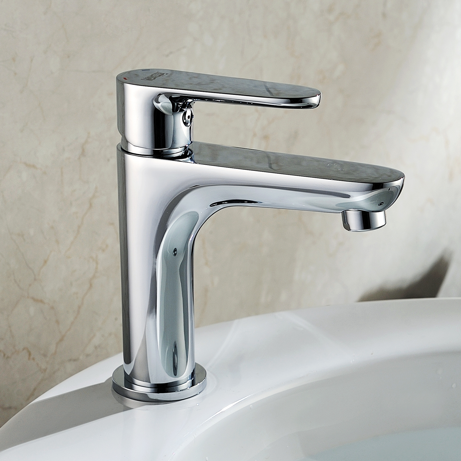 Смеситель для раковины Wasserkraft Leine 3504 хром