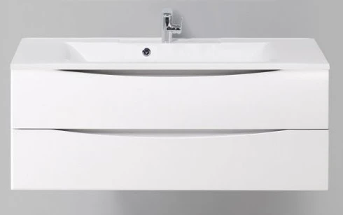 Тумба под раковину BelBagno Marino 100 MARINO-1100-2C-SO-BL-P белая глянцевая
