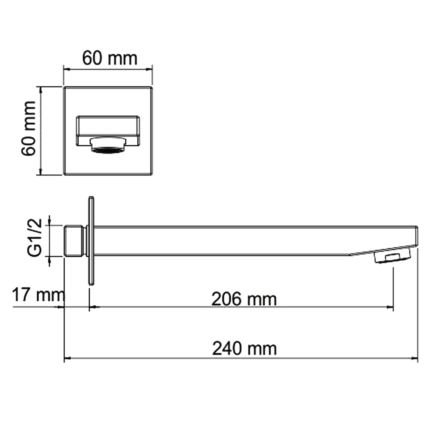 Кронштейн Wasserkraft Sauer A187 золото