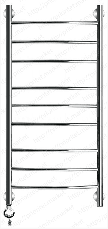 Полотенцесушитель электрический Приоритет Галант-11 120x70 см EL31-127LMEG хром