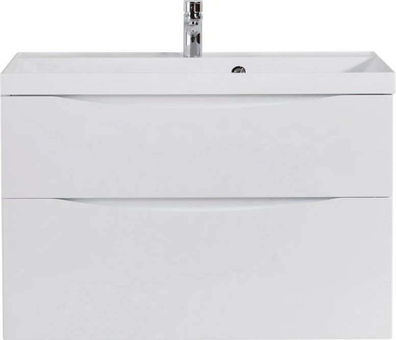 Тумба с раковиной BelBagno Marino 90 белая глянцевая