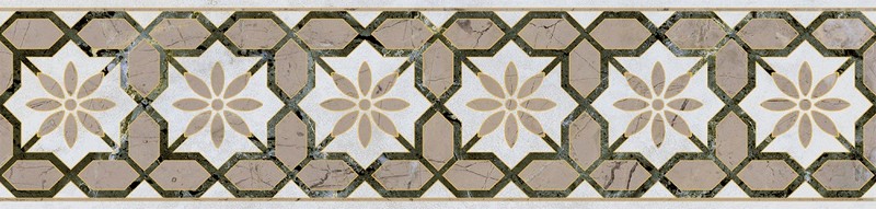 Бордюр Серенада 5 глянцевый обрезной 30x7,2x0,9, 1, шт