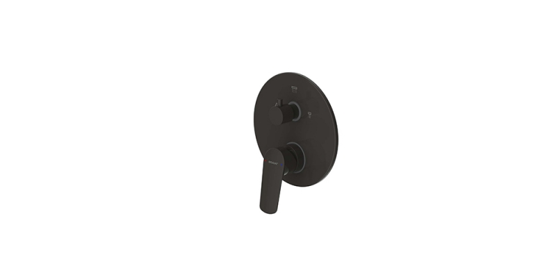 Смеситель встраиваемый для душа Bravat Rhein PB8429564BW-3-ENG черный