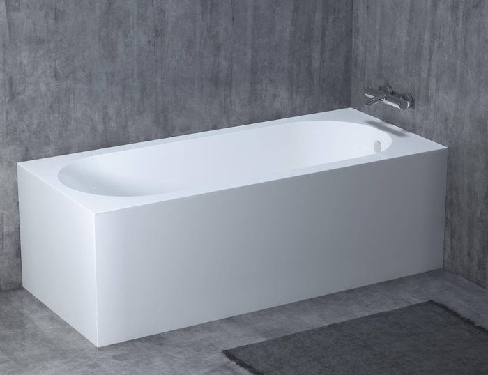 Ванна из искусственного камня Salini ORNELLA 170x75 встраиваемая 102421M белая матовая