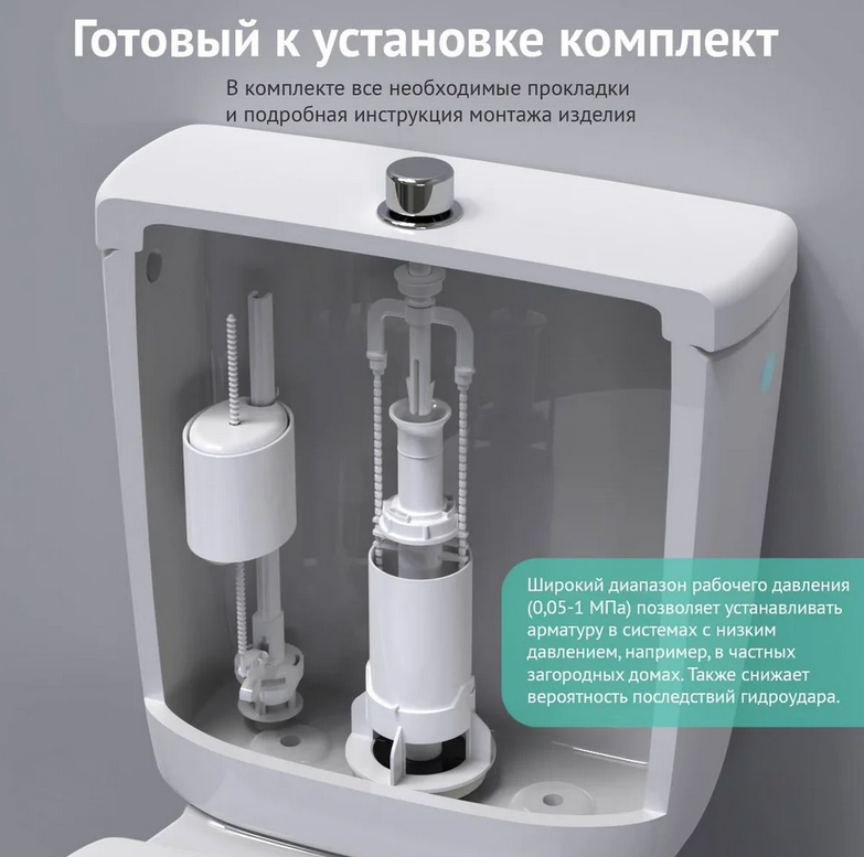 Комплект арматуры BERGES Eko 030101