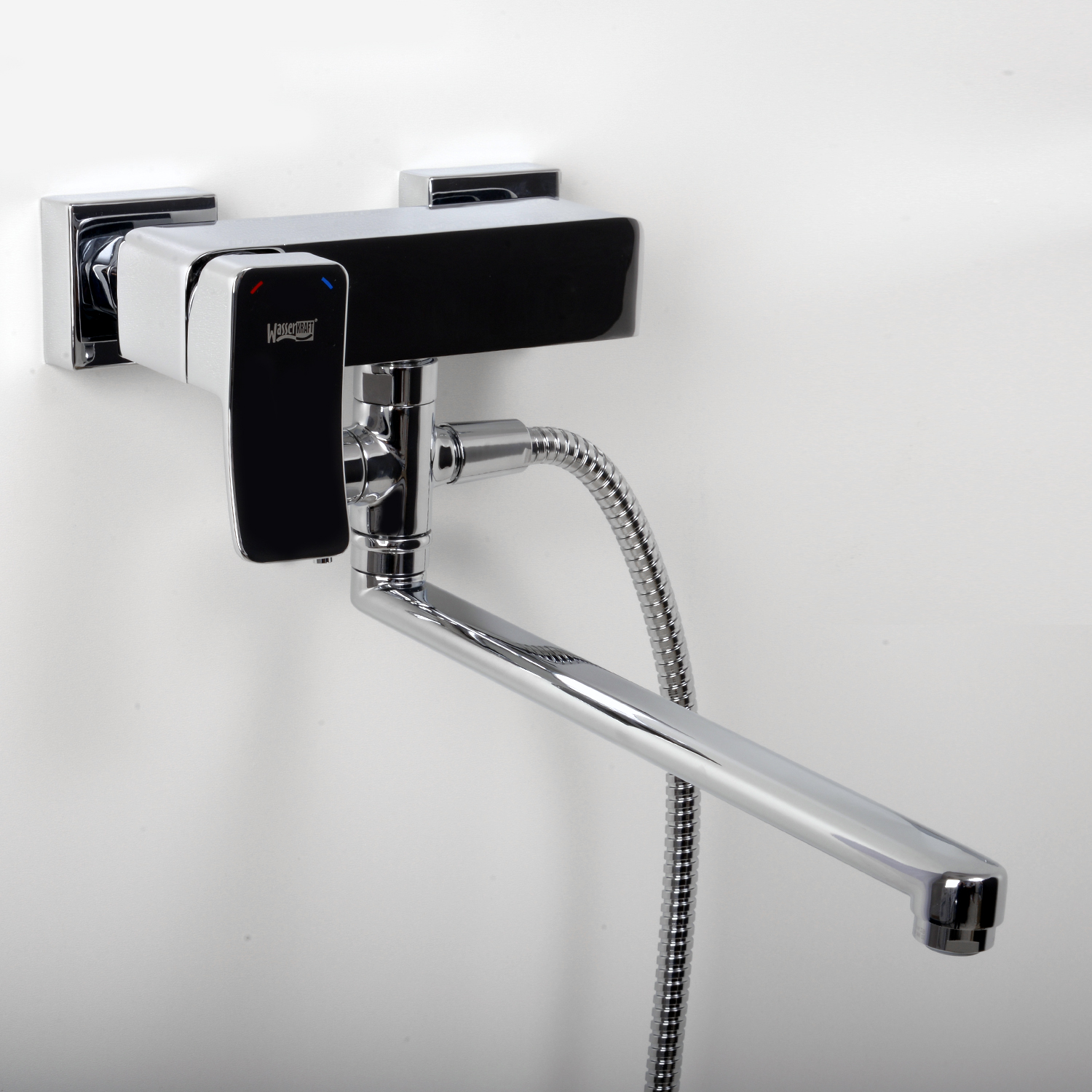 Смеситель для ванны с душем Wasserkraft Aller 1062L хром