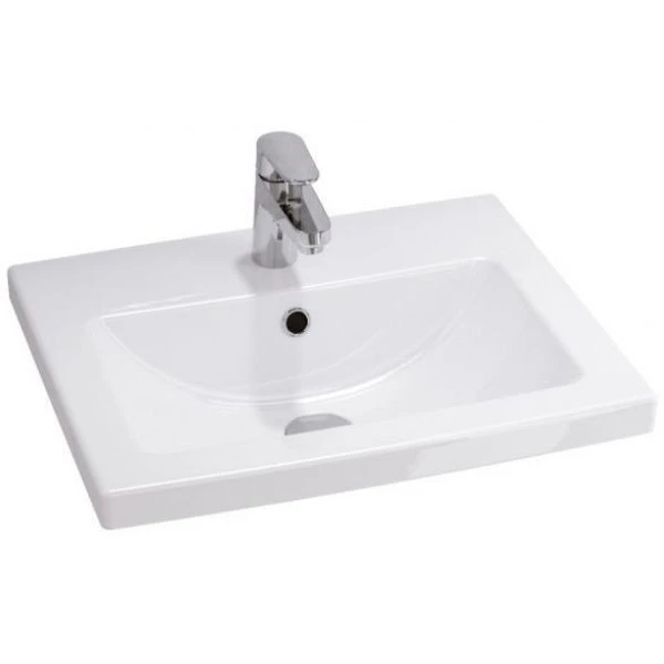 Раковина встраиваемая Cersanit Como 50см S-UM-COM50/1-w белая