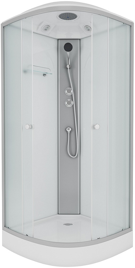 Душевая кабина Niagara Eco 90х90см NG-4301 профиль серебро