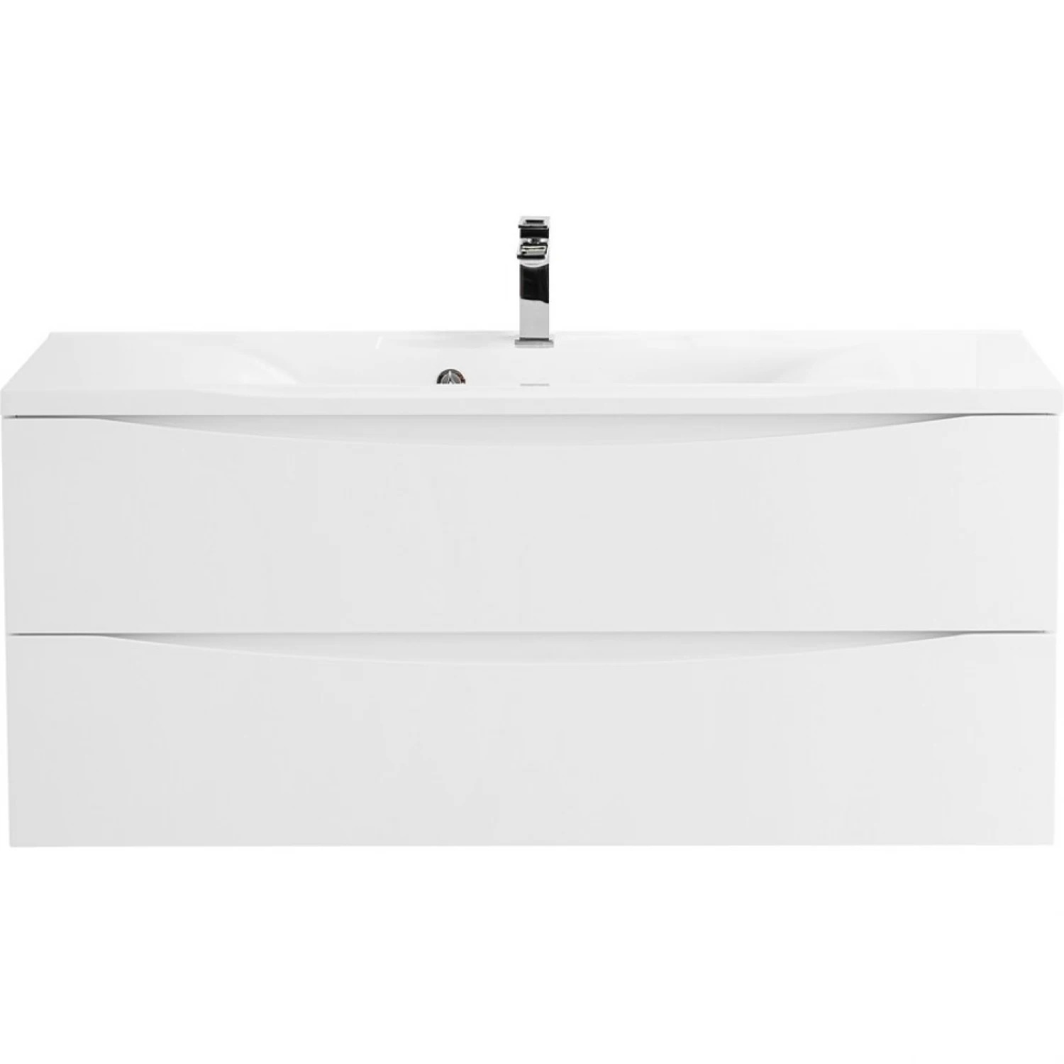 Тумба с раковиной BelBagno Marino 120 белая глянцевая