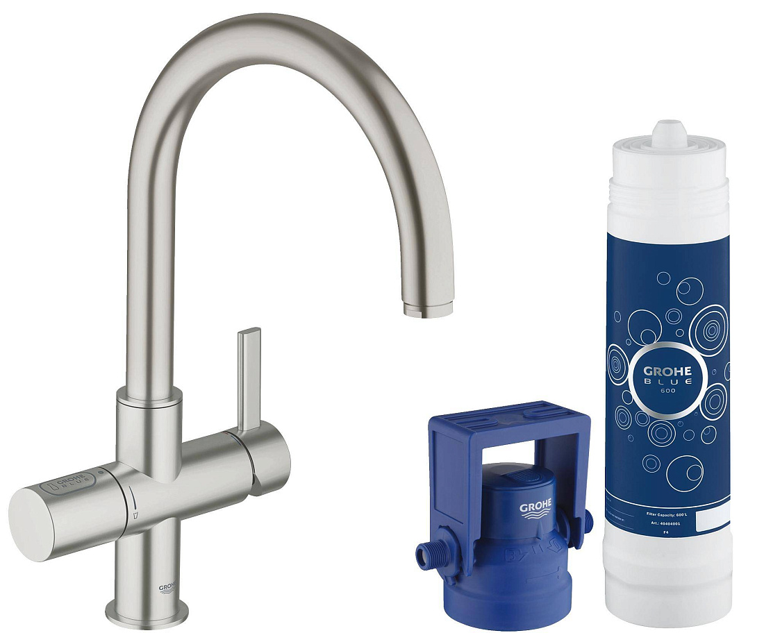 Смеситель для кухни Grohe Blue Pure 33249DC1 хром