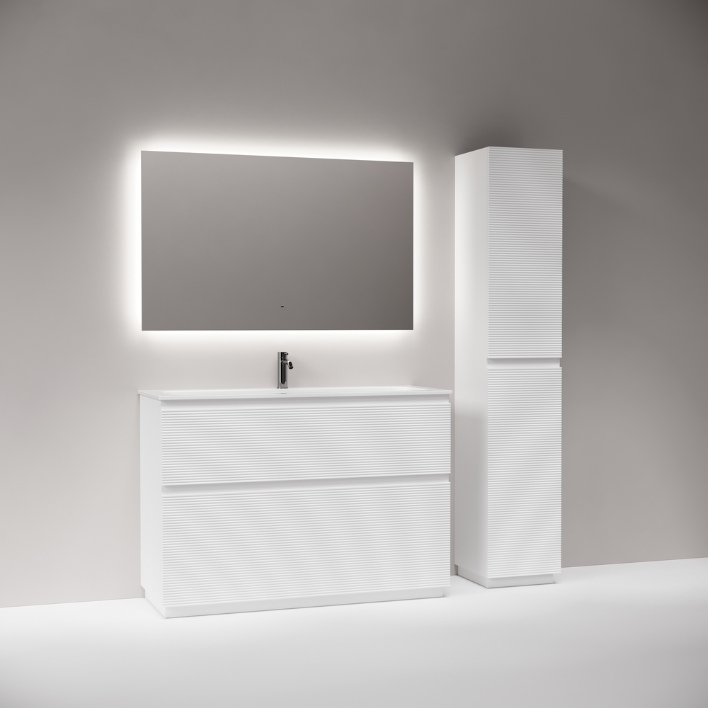 Тумба с раковиной Sancos Folk Floor 120 напольная, Bianco