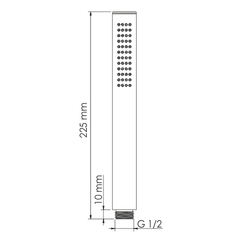 Душевой комплект Wasserkraft Thermo A5548.180.259.285.194.286 с внутренней частью, золото матовое