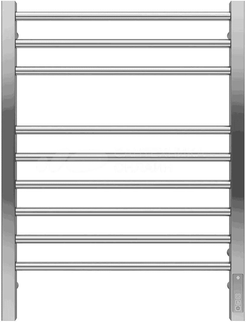 Полотенцесушитель электрический Terminus Сицилия П9 50x70 см 4670078526311 хром