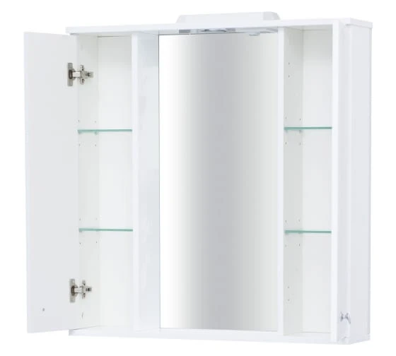 Зеркало-шкаф SanStar Sharmel 80 109.1-2.5.1. с подсветкой, белый