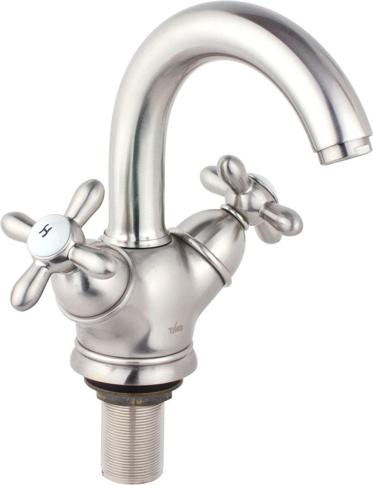 Смеситель для раковины Timo Ritz 0141FN silver серебро