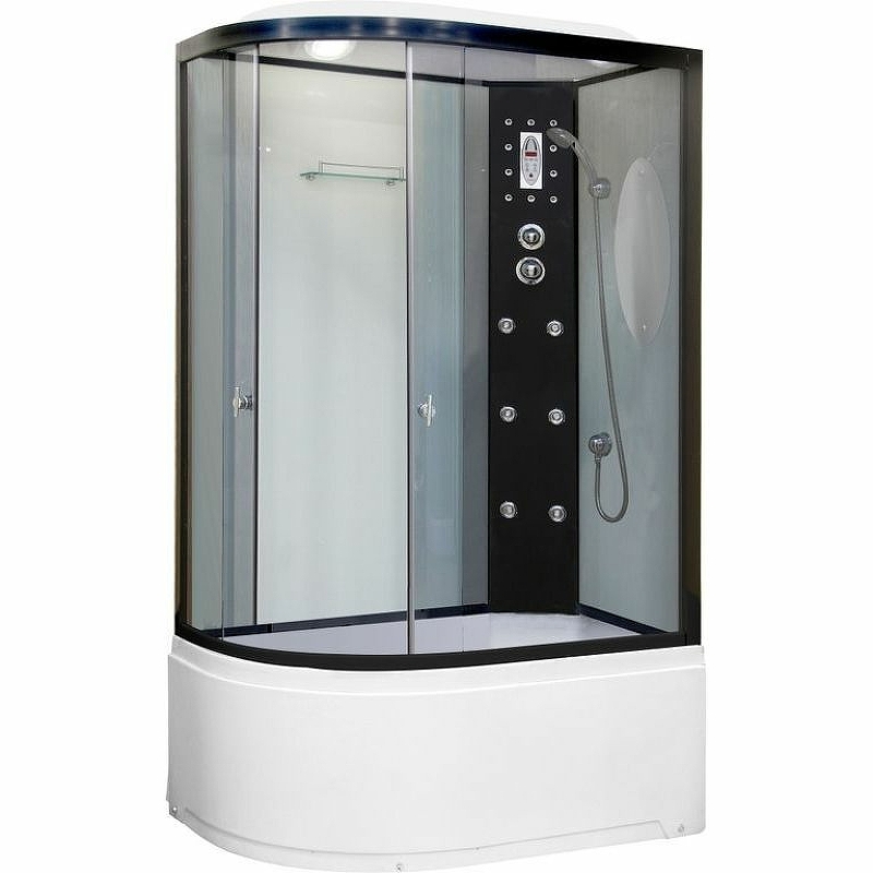 Душевая кабина Niagara Ultra 120x80см NG-1910 R профиль черный