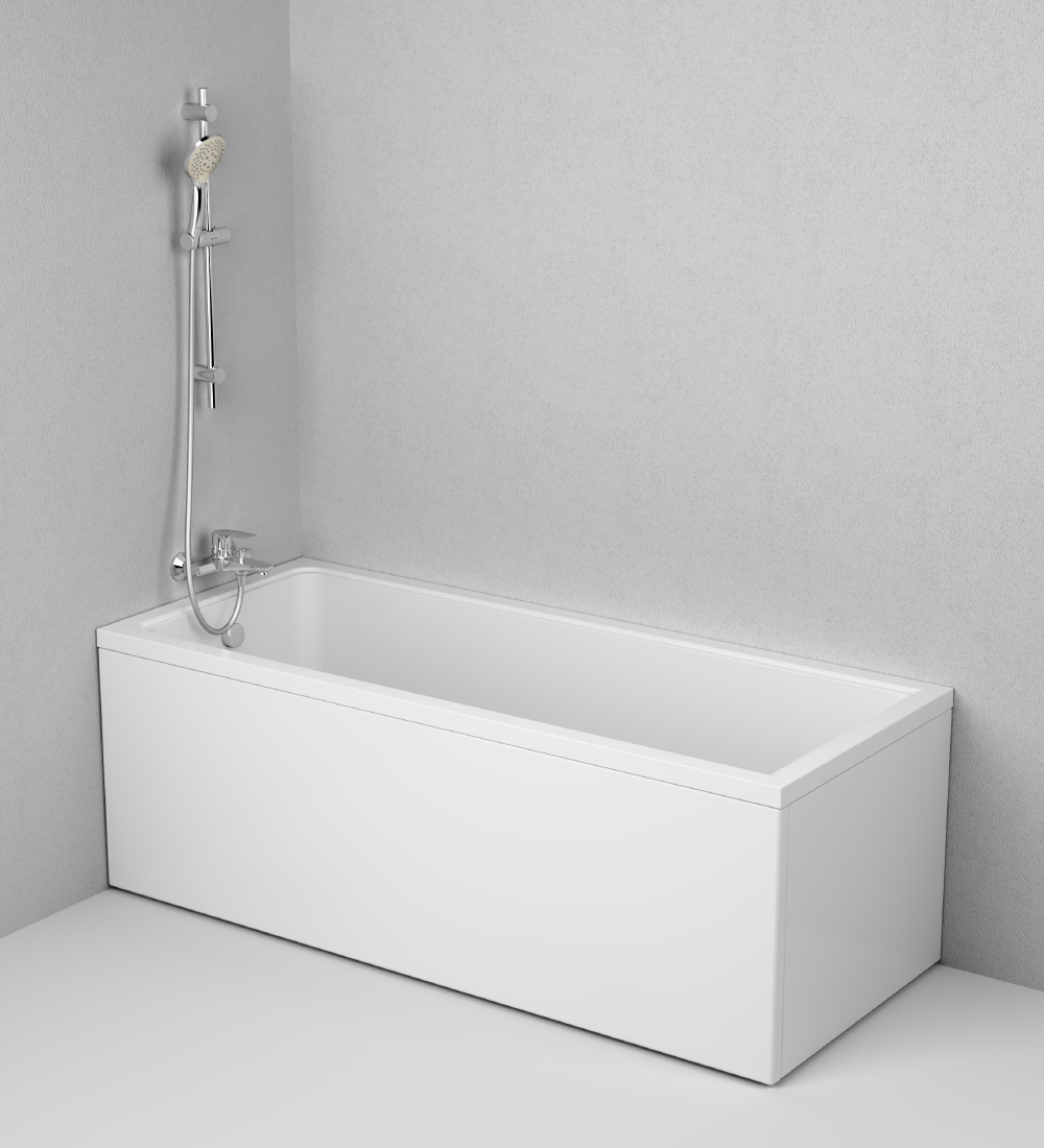 Акриловая ванна AM.PM Gem 170x70 W90A-170-070W-A белая глянцевая
