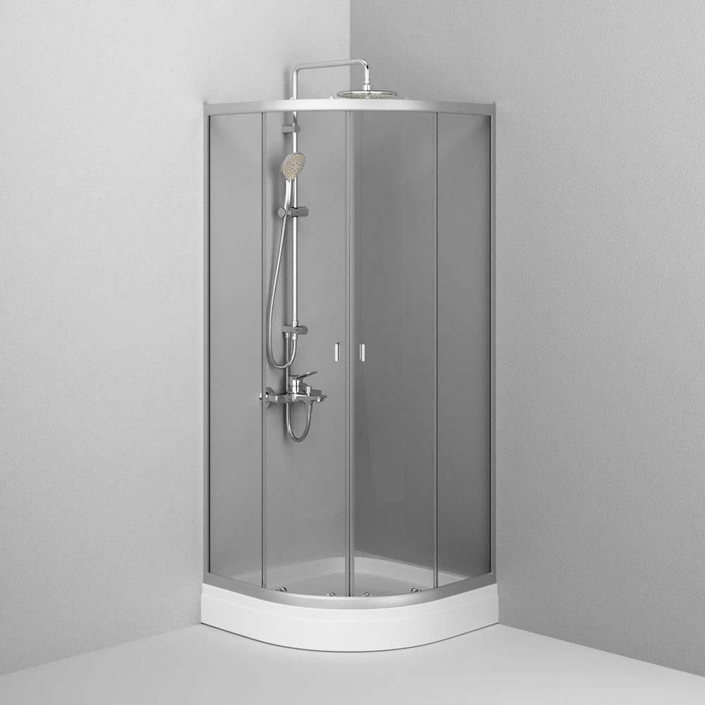 Душевой уголок AM.PM X-Joy 80x80см W88E-205-080MT64 профиль матовый хром, стекло прозрачное