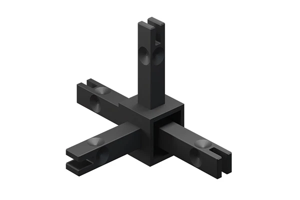 Уголок соединительный Cezares 4D Cadro 82796.0033 черный
