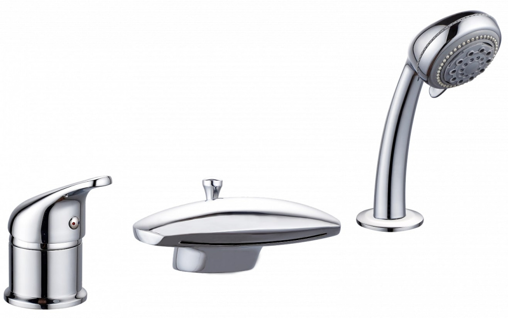 Смеситель на борт ванны Aquanet Practic 2 AF111-63B хром
