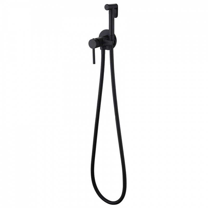 Гигиенический душ ABBER Wasser Kreis AF8125B со смесителем, черный матовый