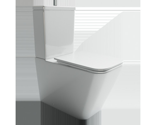 Унитаз-компакт Ceramica Nova Cubic CN1803 белый глянец