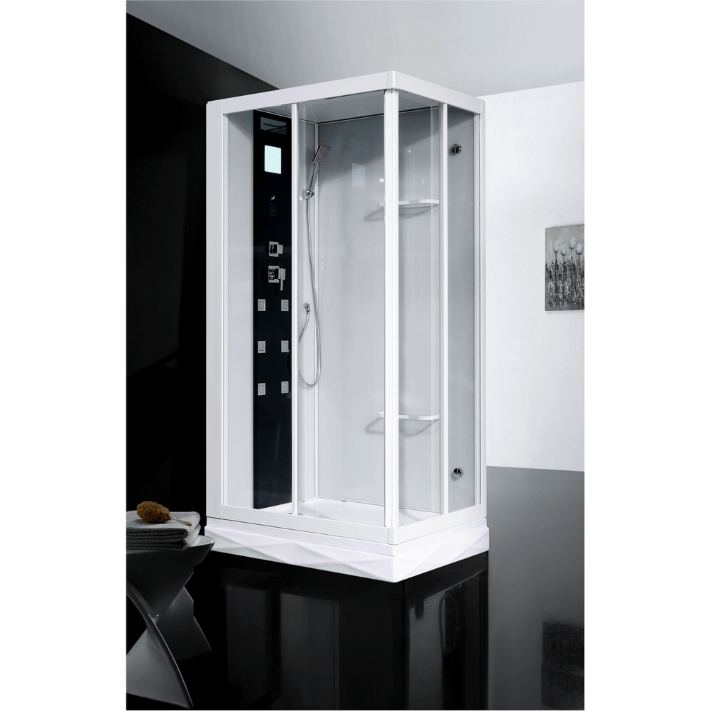 Душевая кабина Orans 110х80см SR-86152 AL/AR профиль белый