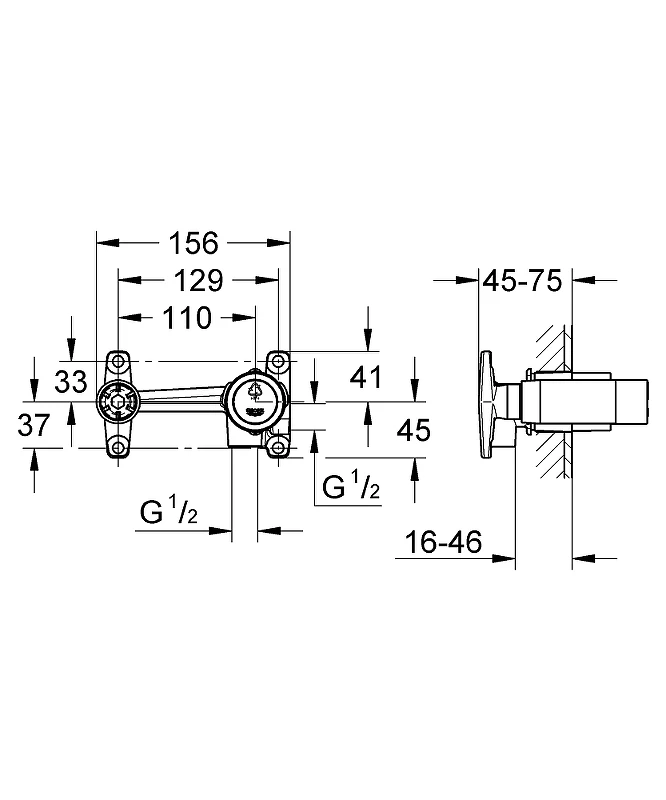 Скрытая часть Grohe 32635000